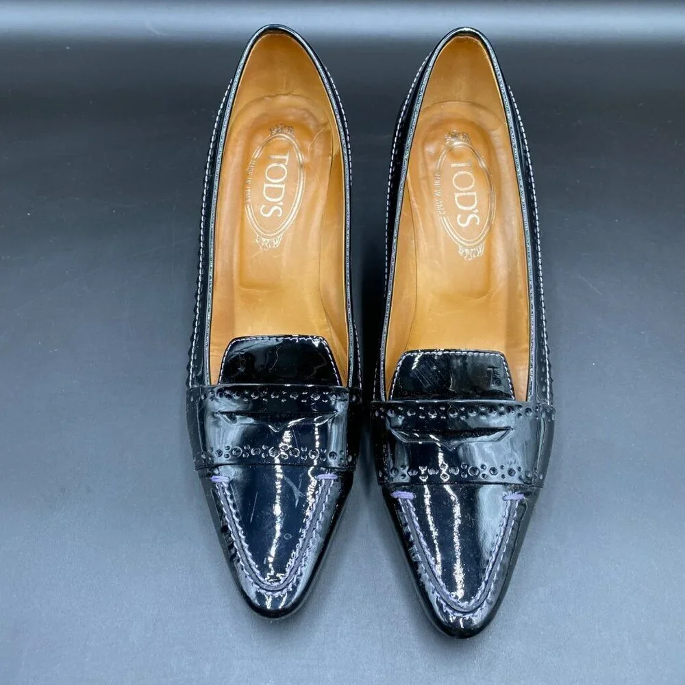 Tod’s Black Patent Leather 2.5